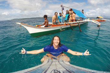 beginner surf camp siargao island philippines kermits learn to surf