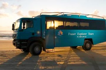 fraser island day trip fraser explorer rainbow beach hervey bay east coast australia