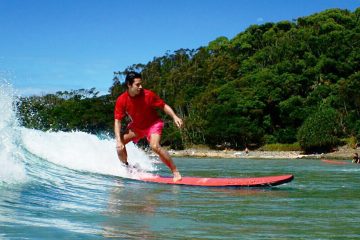 learn to surf in byron bay style surfing lesson