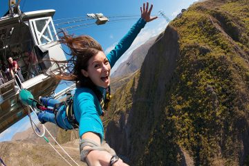 nevis bungy jump queenstown aj hackett new zealand backpacker