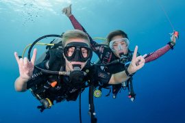 scuba diving gili trawangan gili t indonesia open water intro dive blue marlin